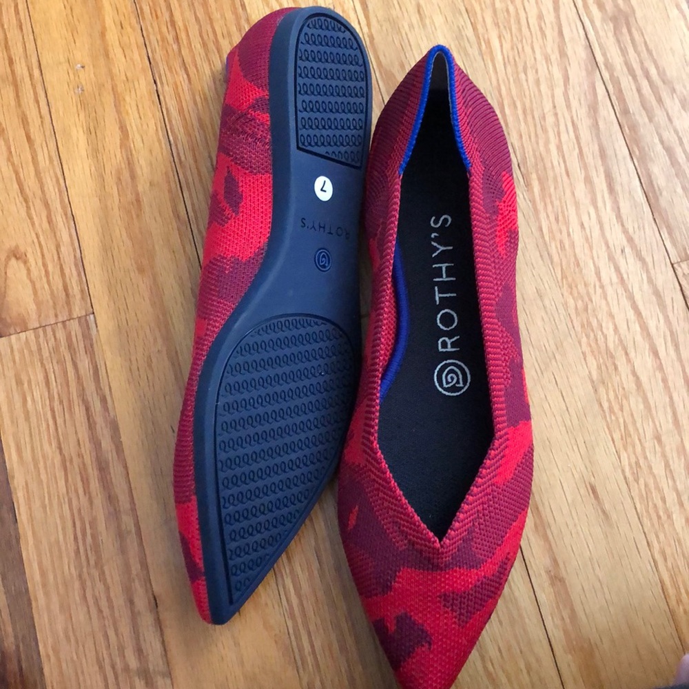 Rothys The Point In Red Camo - image 4